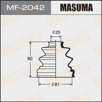 Пильовик ШРКШ внутрішнього Mitsubishi L 200 (05-), Pajero (-06) (MF-2042) MASUMA MF2042