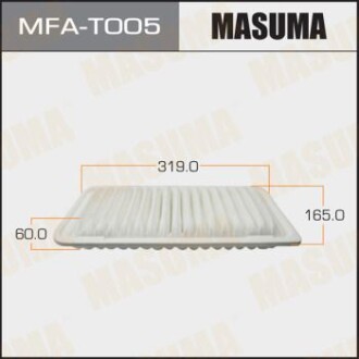 Фільтр повітряний TOYOTA/ COROLLA/ CDE120 01-07 (MFA-T005) MASUMA MFAT005