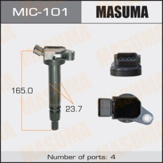 Котушка запалювання Toyota Camry, RAV 4 2.5 (09-), Venza 2.7 (09-16) (MIC-101) MASUMA MIC101