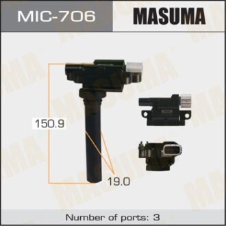 Катушка зажигания Suzuki SX4 / M16A Аналог MIC-705 MASUMA MIC706