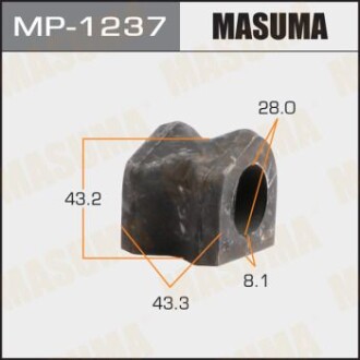 Втулка стабілізатора переднього (Кратно 2) Toyota Land Cruiser Prado (09-17) (MP-1237) MASUMA MP1237 (фото 1)