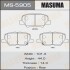 Колодки гальмівні задн Mazda 6 (12-16)/ Mitsubishi ASX (12-14), Outlander (12-) (MS-5905) MASUMA MS5905 (фото 1)