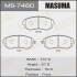 Колодки гальмівні передн Subaru Forester (01-14), Impreza (00-14), Legacy (02-14), XV (12-17) (MS-7460) MASUMA MS7460 (фото 1)