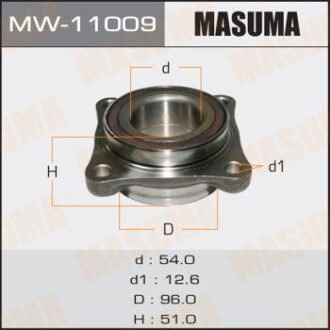 Маточина колеса (MW-11009) MASUMA MW11009