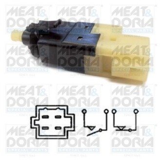 MEATDORIA DB Выключатель STOP-сигналов W211/W169, Sprinter 06-, Vito. MEAT&DORIA 35101