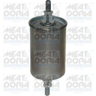 MEATDORIA OPEL фільтр паливний H=157mm Astra G,Corsa B,Omega B,Combo,Vectra B/C,Daewoo,Fiat,Seat,Skoda Fabia,VW Polo,Golf V 1.2/2.8 81- MEAT&DORIA 4077