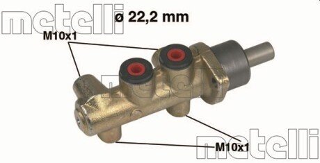 Циліндр гідравлічний гальмівний Metelli 05-0217