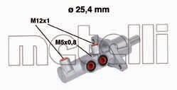 Циліндр гальмівний головний Metelli 05-0543
