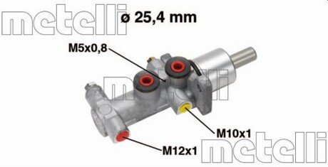 Циліндр гальмівний головний Metelli 05-0554