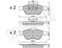 Комплект гальмівних колодок (дискових) Metelli 22-0335-0 (фото 10)