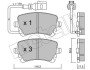 Колодки гальмівні (задні) VW T5/Multivan V 03-15 (+датчик) Metelli 22-0554-0 (фото 1)