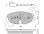 Колодки гальмівні (передні) Audi A3/Skoda Octavia/Seat Leon/VW Golf VIII 19-/Caddy 20- (+датчики) Metelli 22-1280-0 (фото 1)