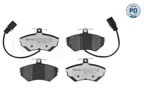 Колодки гальмівні (передні) Audi A4 94-01/VW Passat 96-00 (з датчиком) MEYLE 025 219 4519-1/PD