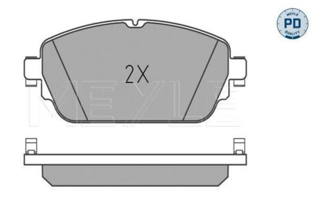 Колодки гальмівні (передні) MB C-class (W205/C205)/E-class (W213) 14- MEYLE 025 220 3219/PD