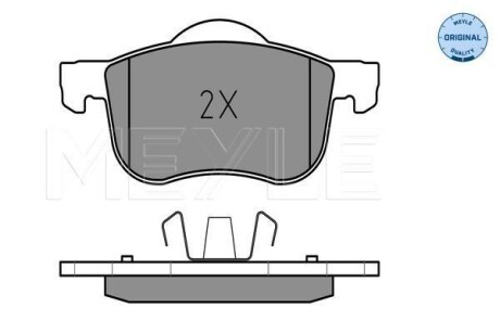Фото колодки гальмівні (передні) Volvo S60 00-10/S70 97-00/S80 98-06/V70 95-06/XC70 Cross Country 00-07 MEYLE 025 230 7318 Колодки гальмівні (передні) Volvo S60 00-10/S70 97-00/S80 98-06/V70 95-06/XC70 Cross Country 00-07 MEYLE 025 230 7318
