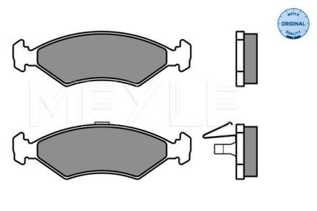 Колодки гальмівні (передні) Ford Escort/Fiesta/Sierra 80-02 MEYLE 025 231 0315