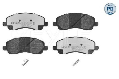 Колодки гальмівні (передні) Mitsubishi Lancer VII/VIII 03-/Jeep Compass/ Patriot 06- MEYLE 025 235 8416/PD