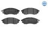 Колодки гальмівні (передні) Renault Koleos 08-/Nissan Qashqai 07-13/Pathfinder/NP300/Murano 05- MEYLE 025 236 9816/W (фото 1)