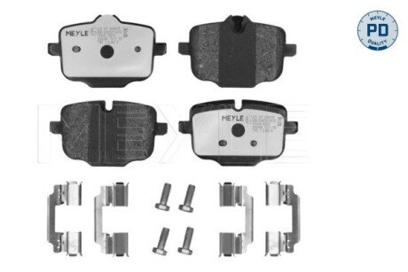 Колодки гальмівні (задні) BMW 5 (F10/F11)/6 (F12/F13)/ 7 (G11/G12)/ X5 (G05)/ X6 (G06)/ X7 (G07)10- MEYLE 025 247 0318/PD