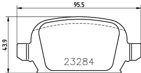 OPEL колодки гальмівні задні CORSA 01- MINTEX MDB2168