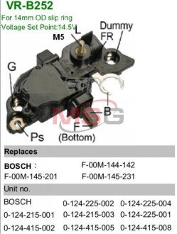 Регулятор напруги генератора MOBILETRON VRB252