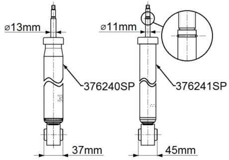 Амортизатор MONROE 376241SP