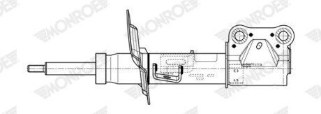 Амортизатор газомасляний MONROE 742274SP