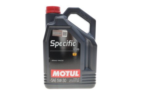 Моторна олива Specific 0720 5W-30, 5л. MOTUL 102209