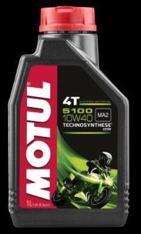 Олива моторна 5100 4T 10W-40, 1л. MOTUL 104066