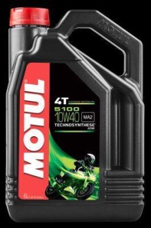 Олива моторна 5100 4T 10W-40, 4л. MOTUL 104068