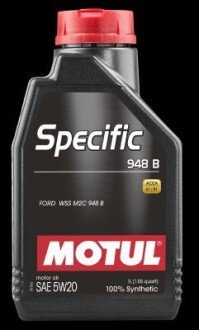 1л Specific 948 B 5W-20 Олива синтетична C5 SN, WSS-M2C 948-B, STJLR.03.5004 MOTUL 106317