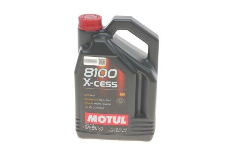 Олива моторна 8100 X-CESS 5W30 4L MOTUL 368107