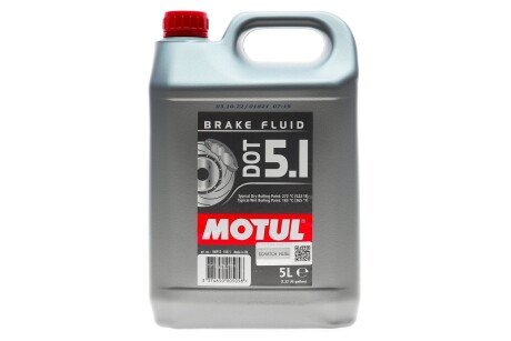 Рідина гальмівна DOT5.1 (5л) Brake Fluid (100952) MOTUL 807006