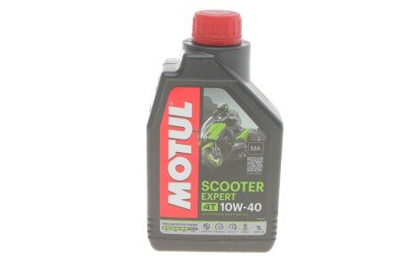 Олива 10W40 4T Scooter Expert MA (1л) MOTUL 831901