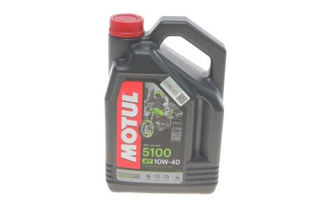 Олива моторна 5100 4T 10W-40, 4л. MOTUL 836541