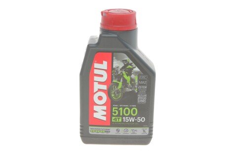 Олива моторна 5100 4T 15W-50, 1л. MOTUL 836711