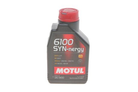 Олива моторна 6100 SYN-NERGY 5W30 1L MOTUL 838311