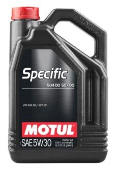 Олива моторна Specific VW 504.00-507.00 5W-30, 5л. MOTUL 838751 (фото 1)