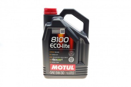 Олива моторна 8100 ECO-LITE 5W30 5L MOTUL 839551