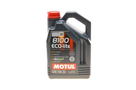 Моторна олива 8100 Eco-lite SAE 5W30 4 L MOTUL 839554