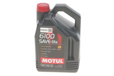 Олива моторна 6100 Save-Lite 5W-20, 5л. MOTUL 841351