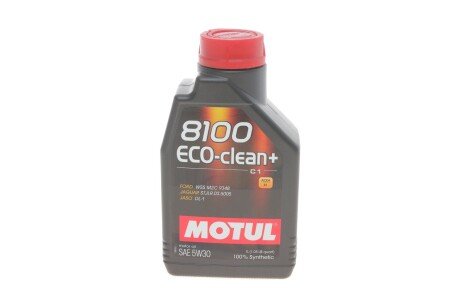 Олива моторна 8100 Eco-Clean+ 5W-30, 1л. MOTUL 842511