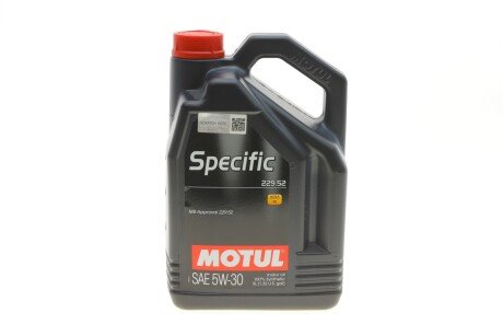 Олива моторна Specific MB 229.52 5W-30, 5л. MOTUL 843651