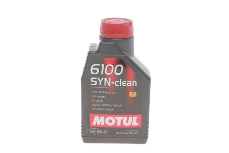 Олива моторна 6100 SYN-CLEAN 5W40 1L MOTUL 854211