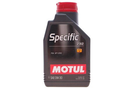 Олива 0W30 Specific 2312 (1л) (PSA B71 2312) MOTUL 867511