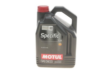 Олива моторна синтетична Specific 5122 SAE 0W20 5 L MOTUL 867606