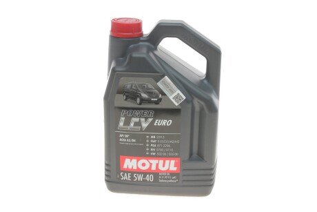 Олива моторна Power LCV Euro 5W-40, 5л. MOTUL 872251