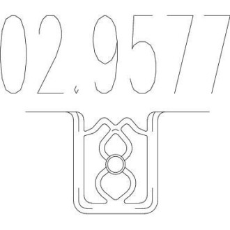 Гумовий елемент кріплення MTS 02.9577