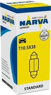 Автолампа C10W 12V 10W SV8.5 (11x35mm) NARVA 173163000