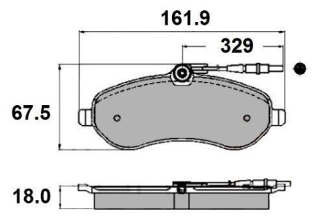 Гальмівні колодки пер. Scudo/Expert 07- National NP2115